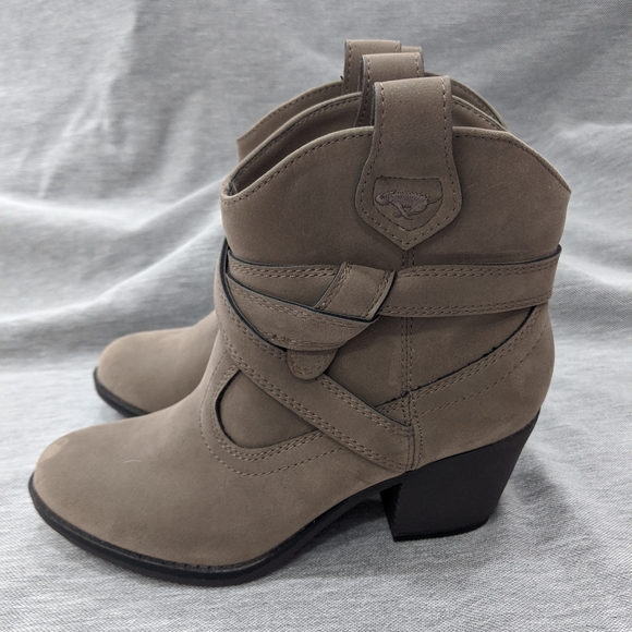 Rocket Dog Sayla Western Bootie Taupe sz 7.5 - Picture 5 of 8